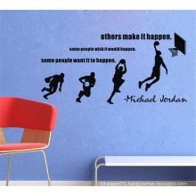 Basketball Player Design Kids Bedroom Decorative Wall Stickers